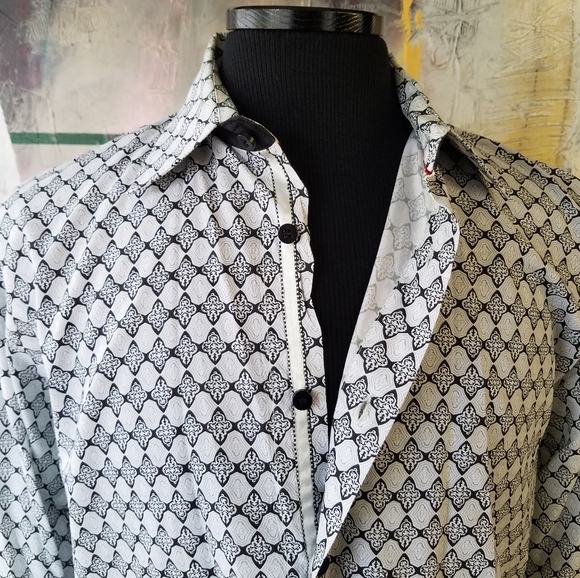 Equilibrium long sleeve button down shirt. Size L - Picture 4 of 9